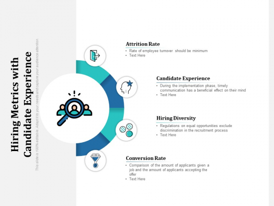 Hiring Metrics With Candidate Experience Ppt PowerPoint Presentation