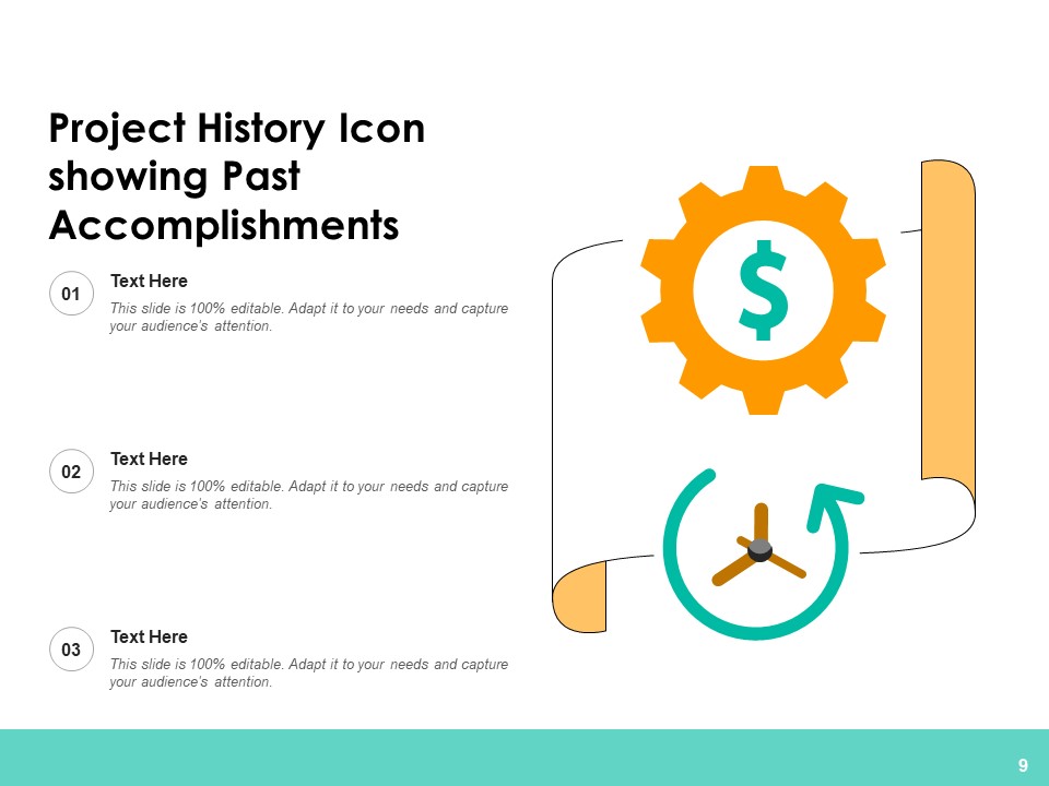 History Symbol Knowledge Past Projects Ppt PowerPoint Presentation Complete Deck images visual