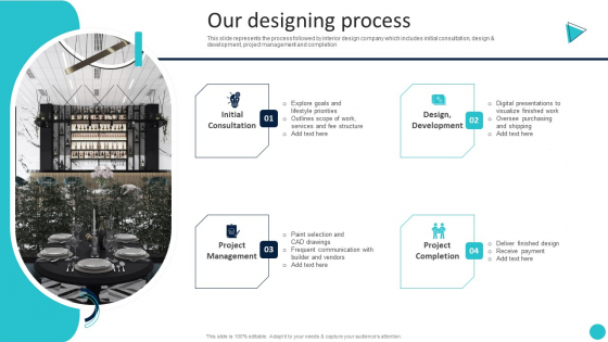 Home Decoration Company Profile Our Designing Process Brochure PDF Home Decoration Company Profile Our Designing Process Brochure PDF