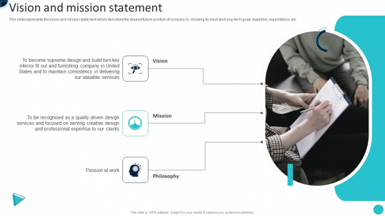 Home Decoration Company Profile Vision And Mission Statement Guidelines PDF Home Decoration Company Profile Vision And Mission Statement Guidelines PDF
