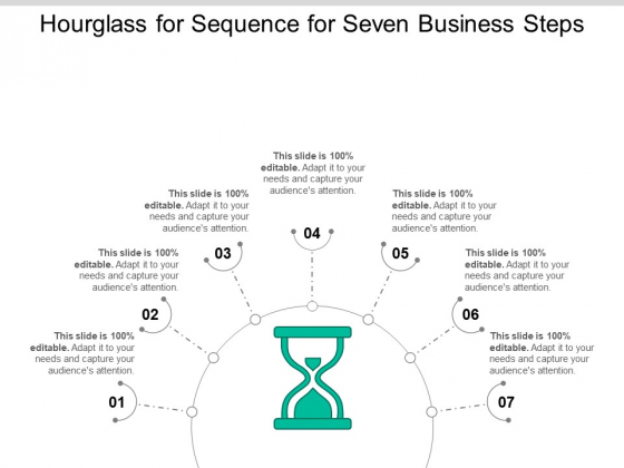 Hourglass For Sequence For Seven Business Steps Ppt PowerPoint Presentation Gallery Infographics PDF