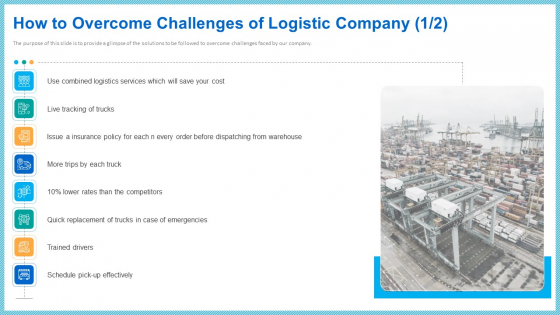 How To Overcome Challenges Of Logistic Company Services Ideas PDF How To Overcome Challenges Of Logistic Company Services Ideas PDF