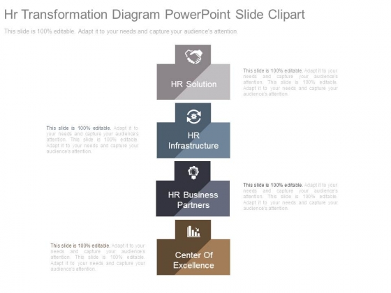 Hr Transformation Diagram Powerpoint Slide Clipart