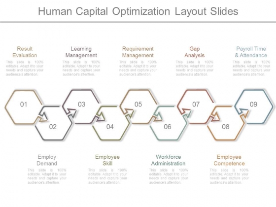 Human Capital Optimization Layout Slides