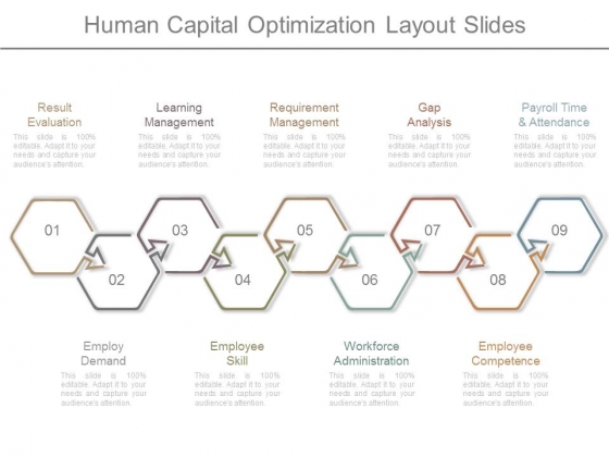 Human Capital Optimization Layout Slides Human Capital Optimization Layout Slides