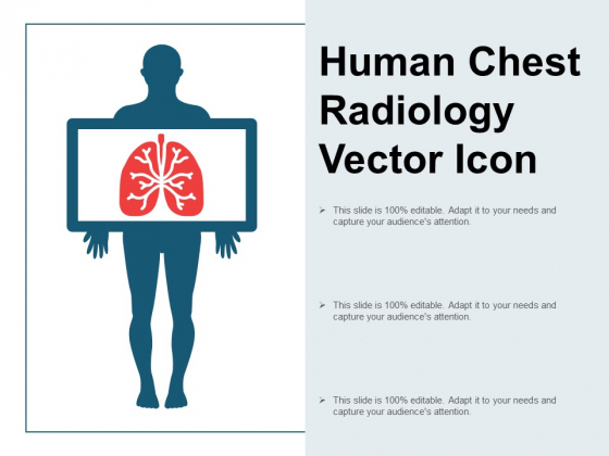 Human Chest Radiology Vector Icon Ppt Powerpoint Presentation Icon Pictures Powerpoint Templates