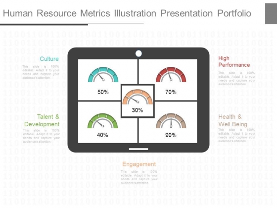 Human Resource Metrics Illustration Presentation Portfolio Human Resource Metrics Illustration Presentation Portfolio