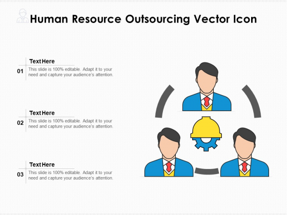 Human Resource Outsourcing Vector Icon Ppt PowerPoint Presentation Icon Backgrounds PDF