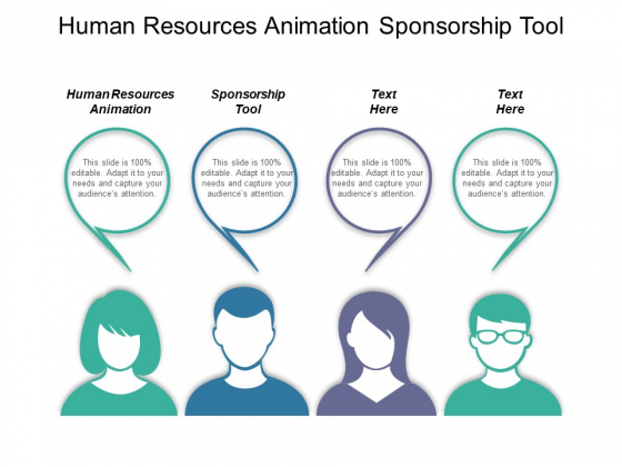 Human Resources Animation Sponsorship Tool Ppt PowerPoint Presentation Show Design Templates