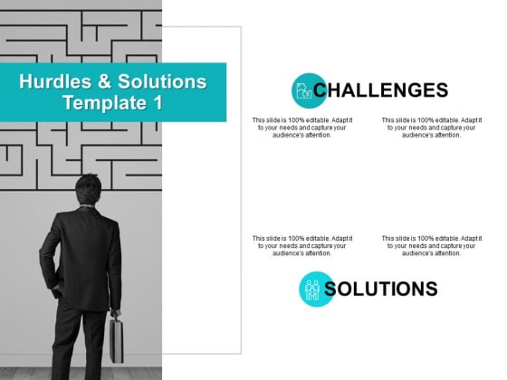 Hurdles And Solutions Template 1 Ppt PowerPoint Presentation File Show