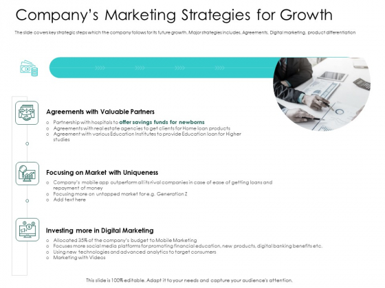 Hybrid Investment Pitch Deck Companys Marketing Strategies For Growth Inspiration PDF Hybrid Investment Pitch Deck Companys Marketing Strategies For Growth Inspiration PDF