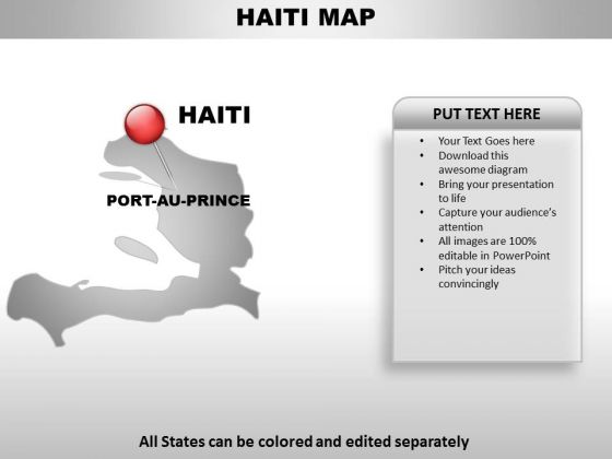 Haiti Country PowerPoint Maps Haiti Country PowerPoint Maps