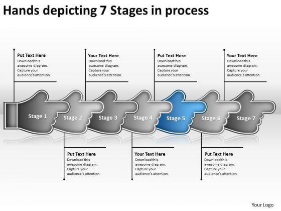 Hands Depicting 7 Stages Process Business Business Modeling PowerPoint Slides Hands Depicting 7 Stages Process Business Business Modeling PowerPoint Slides