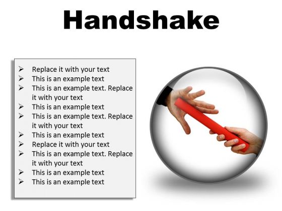 Handshake Business PowerPoint Presentation Slides C