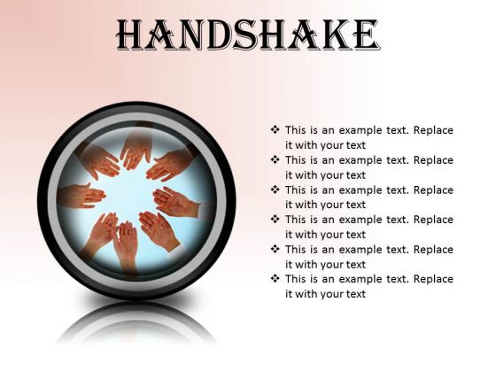Handshake People PowerPoint Presentation Slides Cc