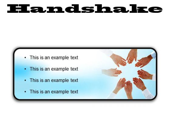 Handshake People PowerPoint Presentation Slides R