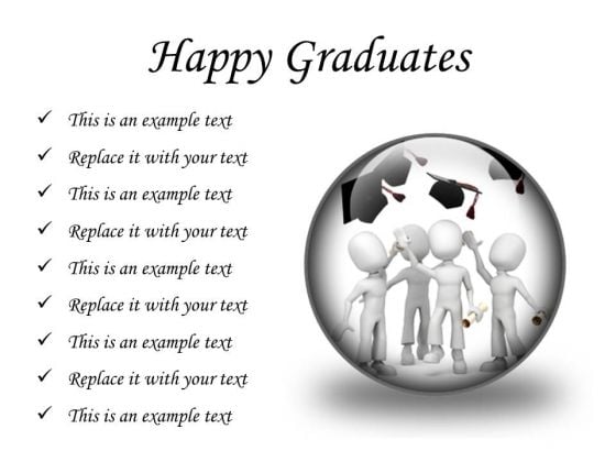 Happy Graduates Success PowerPoint Presentation Slides C Happy Graduates Success PowerPoint Presentation Slides C