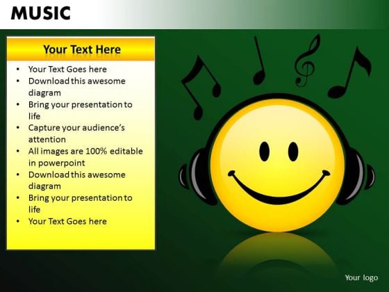 Happy Listening To Music PowerPoint Templates Editable Ppt Slides Happy Listening To Music PowerPoint Templates Editable Ppt Slides