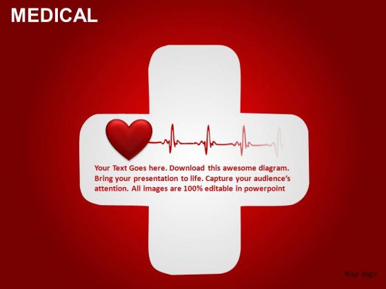Heart Attack First Aid Medical PowerPoint Templates Editable Ppt Slides