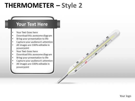 Heat Thermometer PowerPoint Slides And Ppt Templates Heat Thermometer PowerPoint Slides And Ppt Templates