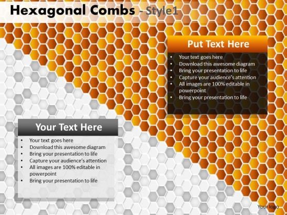 Hexagon Honeycomb Surface Ppt Templates Editable PowerPoint Slides