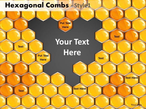 Hexagonal Combs Ppt Slide Hexagonal Combs Ppt Slide