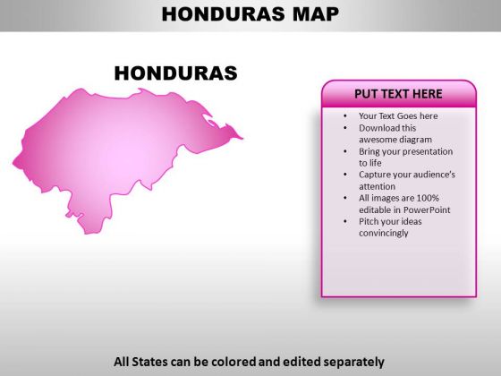 Honduras PowerPoint Maps Honduras PowerPoint Maps