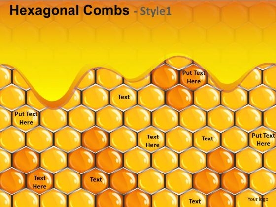 Honey Combs PowerPoint Background Slides Honey Combs PowerPoint Background Slides