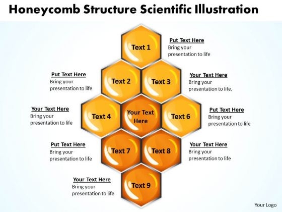 Honeycomb Structure Scientific Illustration Circular Process Chart PowerPoint Templates Honeycomb Structure Scientific Illustration Circular Process Chart PowerPoint Templates