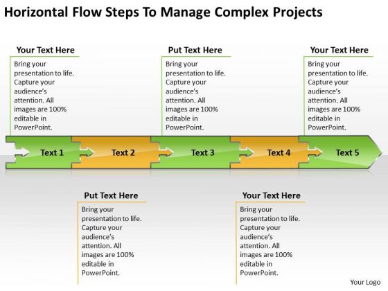 Horizontal Flow Steps To Manage Complex Projects Circuit Drawing PowerPoint Slides Horizontal Flow Steps To Manage Complex Projects Circuit Drawing PowerPoint Slides