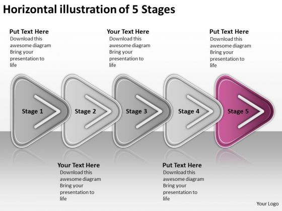 Horizontal Illustration Of 5 Stages Ppt Work Flow Charts PowerPoint Templates Horizontal Illustration Of 5 Stages Ppt Work Flow Charts PowerPoint Templates