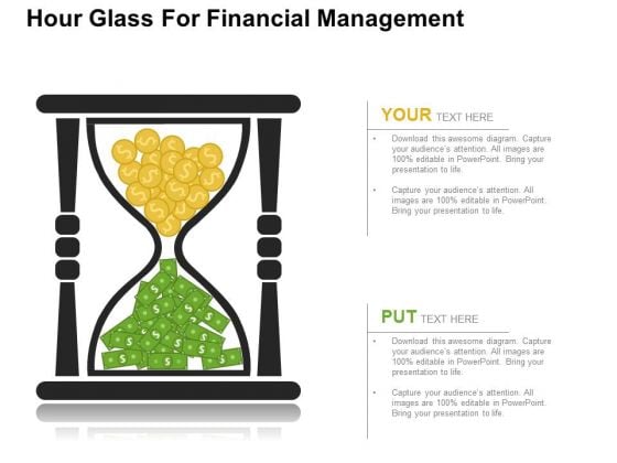 Hour Glass For Financial Management PowerPoint Templates