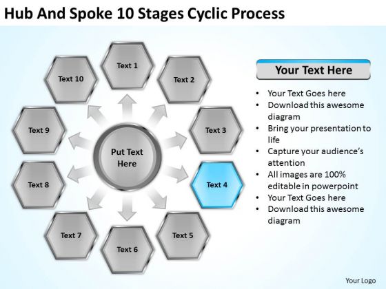 Hub And Spoke 10 Stages Cyclic Process Business Plan Examples PowerPoint Slides Hub And Spoke 10 Stages Cyclic Process Business Plan Examples PowerPoint Slides