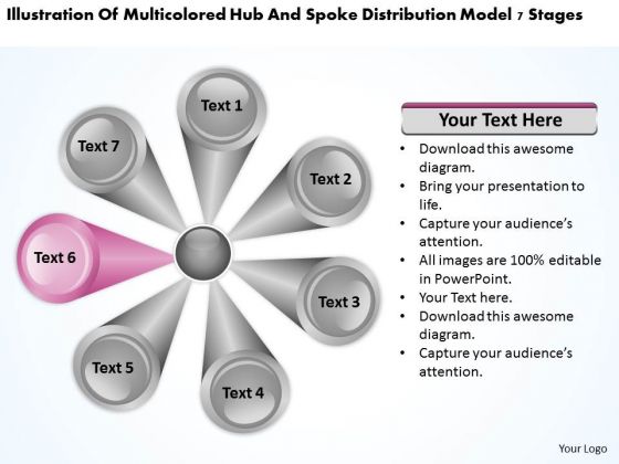 Hub And Spoke Distribution Model 7 Stages Landscape Business Plan PowerPoint Slides Hub And Spoke Distribution Model 7 Stages Landscape Business Plan PowerPoint Slides