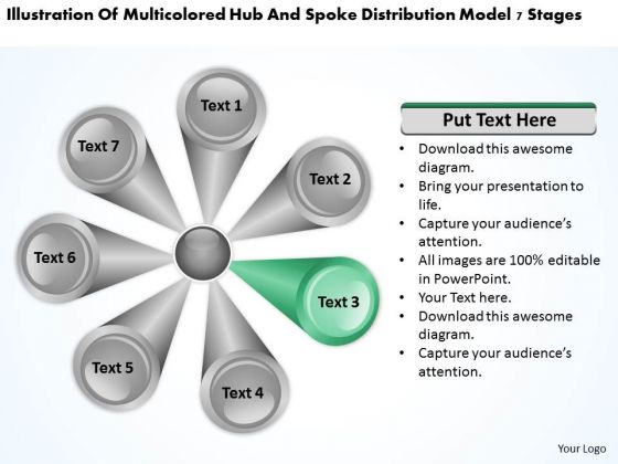 Hub And Spoke Distribution Model 7 Stages Template Business Plan PowerPoint Slides Hub And Spoke Distribution Model 7 Stages Template Business Plan PowerPoint Slides