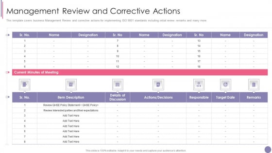 ISO 9001 Quality Assurance Software Accreditation Management Review And Corrective Actions Diagrams PDF ISO 9001 Quality Assurance Software Accreditation Management Review And Corrective Actions Diagrams PDF
