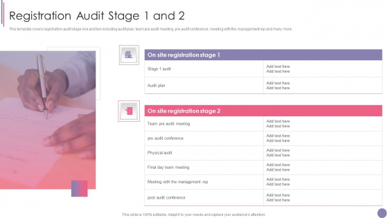 ISO 9001 Quality Assurance Software Accreditation Registration Audit Stage 1 And 2 Mockup PDF ISO 9001 Quality Assurance Software Accreditation Registration Audit Stage 1 And 2 Mockup PDF