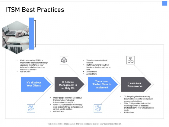ITIL Framework And Processes ITSM Best Practices Ppt File Tips PDF ITIL Framework And Processes ITSM Best Practices Ppt File Tips PDF
