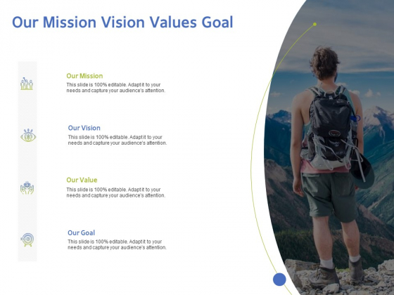 ITIL Knowledge Management Our Mission Vision Values Goal Ppt Show Clipart PDF