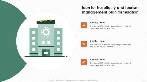 Icon For Hospitality And Tourism Management Plan Formulation Mockup PDF Icon For Hospitality And Tourism Management Plan Formulation Mockup PDF