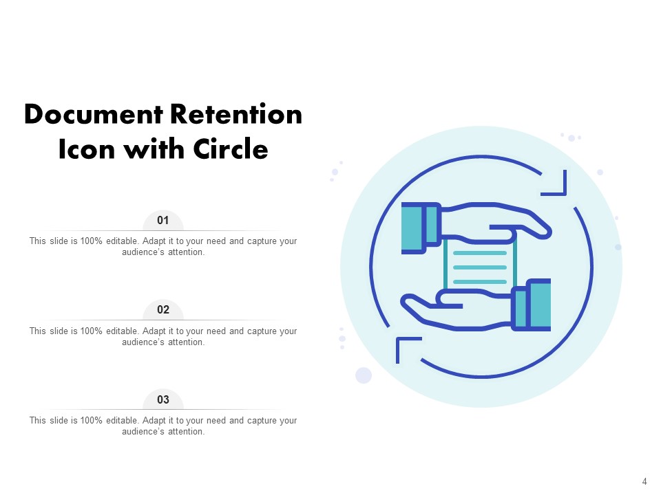 Icon For Retaining Customer Circle Arrow Document Employee Retention Ppt PowerPoint Presentation Complete Deck unique professionally