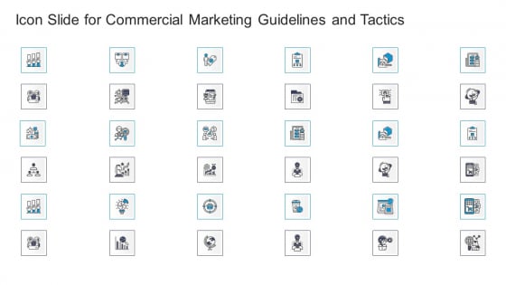 Icon Slide For Commercial Marketing Guidelines And Tactics Mockup PDF Icon Slide For Commercial Marketing Guidelines And Tactics Mockup PDF
