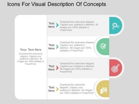Icons For Visual Description Of Concepts Powerpoint Templates Icons For Visual Description Of Concepts Powerpoint Templates