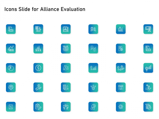 Icons Slide For Alliance Evaluation Ppt Icon Good PDF Icons Slide For Alliance Evaluation Ppt Icon Good PDF