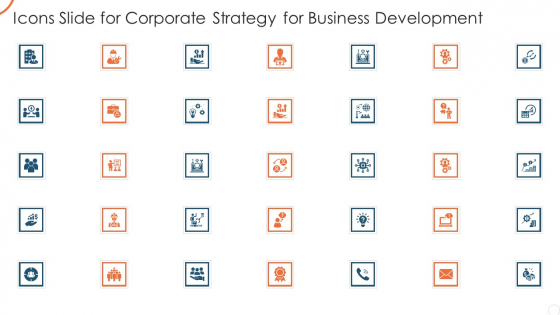 Icons Slide For Corporate Strategy For Business Development Clipart PDF Icons Slide For Corporate Strategy For Business Development Clipart PDF