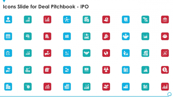 Icons Slide For Deal Pitchbook IPO Icons PDF