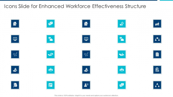 Icons Slide For Enhanced Workforce Effectiveness Structure Structure PDF Icons Slide For Enhanced Workforce Effectiveness Structure Structure PDF