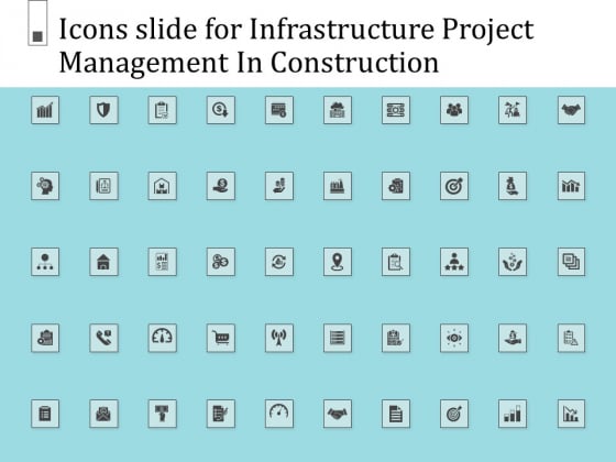 Icons Slide For Infrastructure Project Management In Construction Information PDF Icons Slide For Infrastructure Project Management In Construction Information PDF