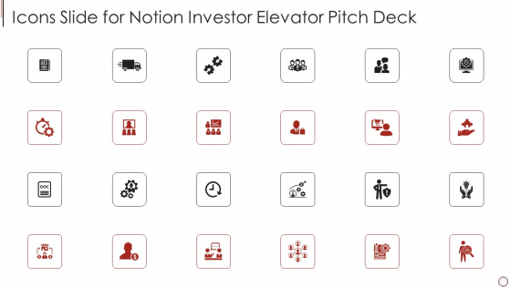 Icons Slide For Notion Investor Elevator Pitch Deck Guidelines PDF Icons Slide For Notion Investor Elevator Pitch Deck Guidelines PDF