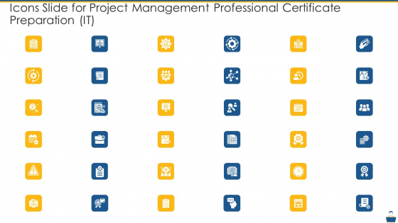Icons Slide For Project Management Professional Certificate Preparation IT Demonstration PDF Icons Slide For Project Management Professional Certificate Preparation IT Demonstration PDF
